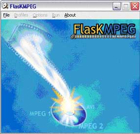 Рис. 5. Главное окно программы FlaskMPEG 0.7.8.39 сразу после запуска 