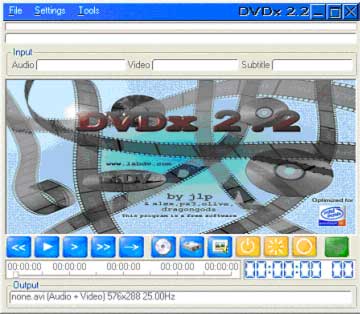 Рис. 17. Главное окно программы DVDx 2.2